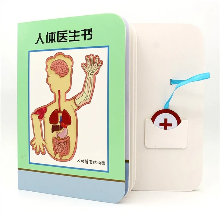 Best Medical Kids Learning Book With Fancy Voice Customized Bulk